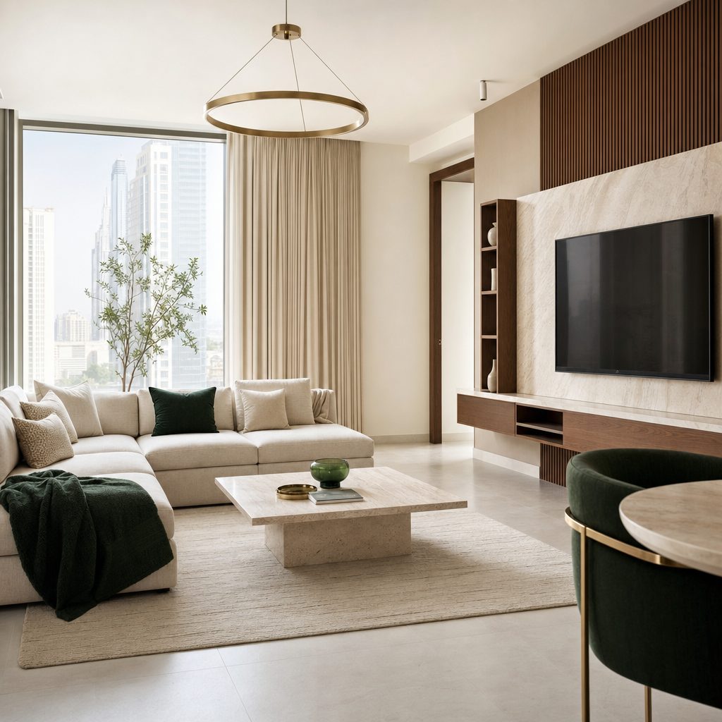 Apartment renovation in progress in Dubai (illustrative)
